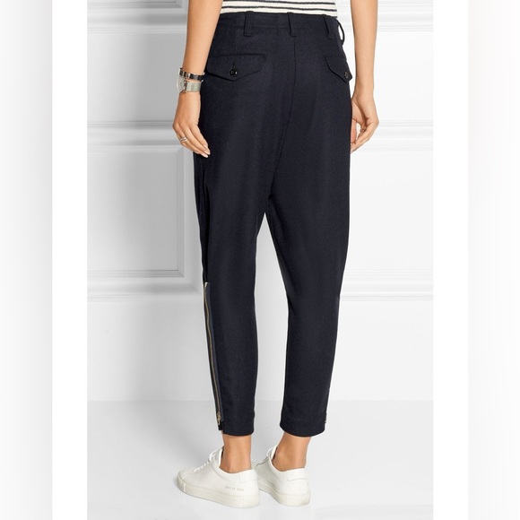 NLST Navy Blue Wool Harem Pants Trousers - Picture 10 of 16